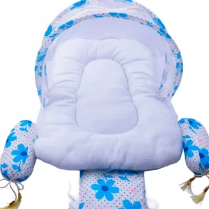 bedding-set-with-mosquito-net-blue-polo