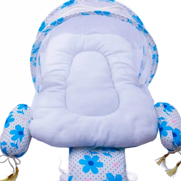 bedding-set-with-mosquito-net-blue-polo